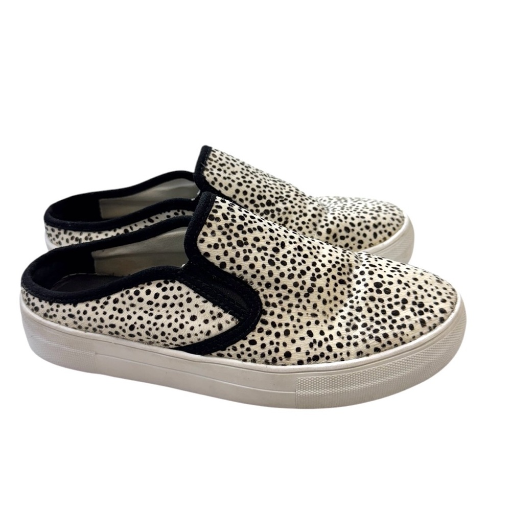 Naughty Monkey Pony Hair Slip on Mule Sneakers Size 7